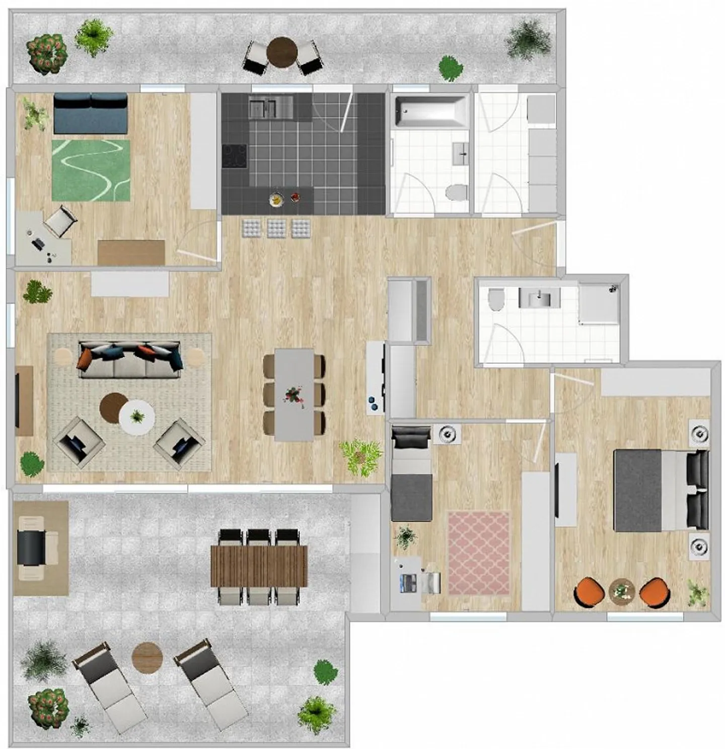 Appartement en attique avec vue sur le lac et les montagnes - Photo 20 sur 23