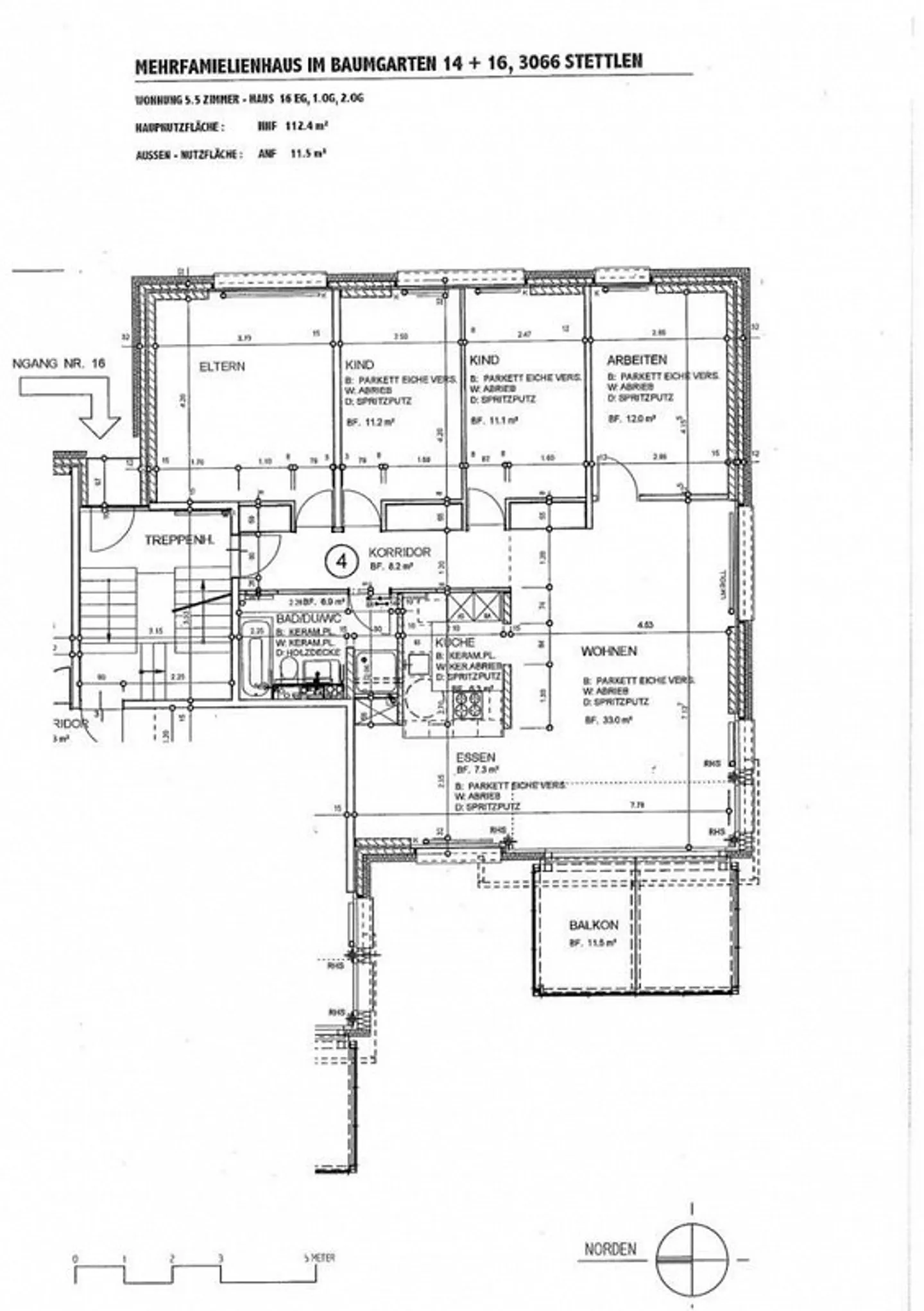 Appartement calme de 5,5 pièces, zone résidentielle rurale près de Berne - Photo 3 sur 8