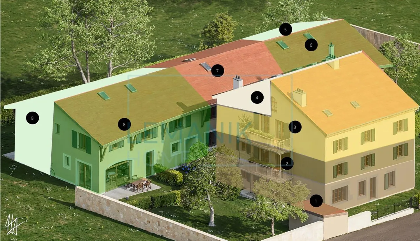 Duplex Élégant avec Jardin à Troinex - Photo 2 sur 5