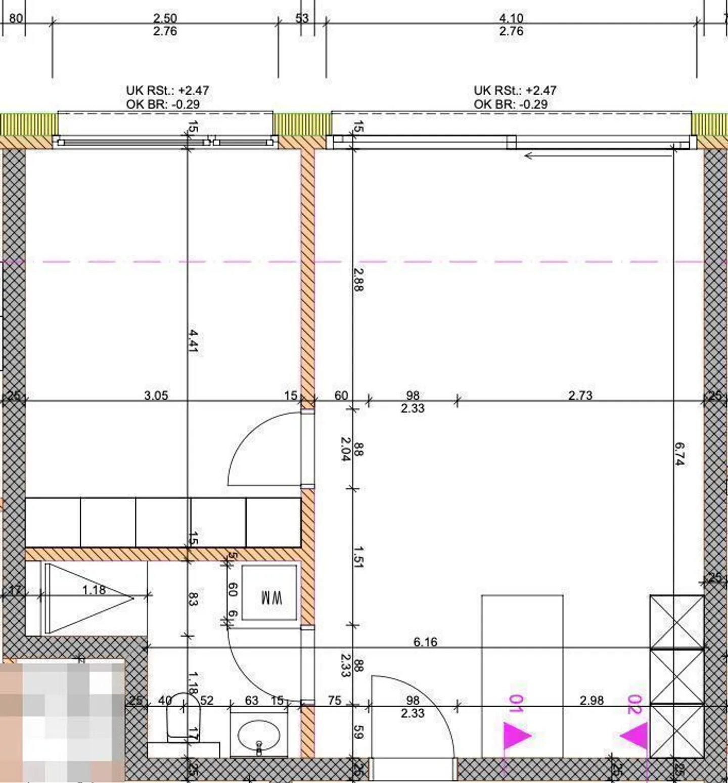 Modern and bright 2.5-room apartment in a top location - Photo 8 of 8