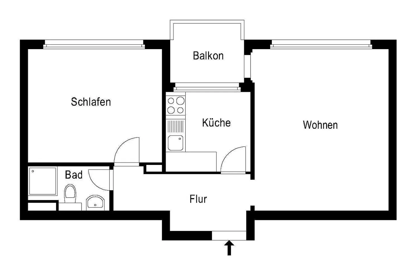 2-room apartment in Neuhausen am Rheinfall - Photo 9 of 9
