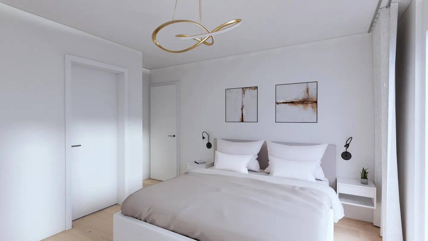 First rental: Penthouse apartment with a view into the greenery - Photo 12 of 15