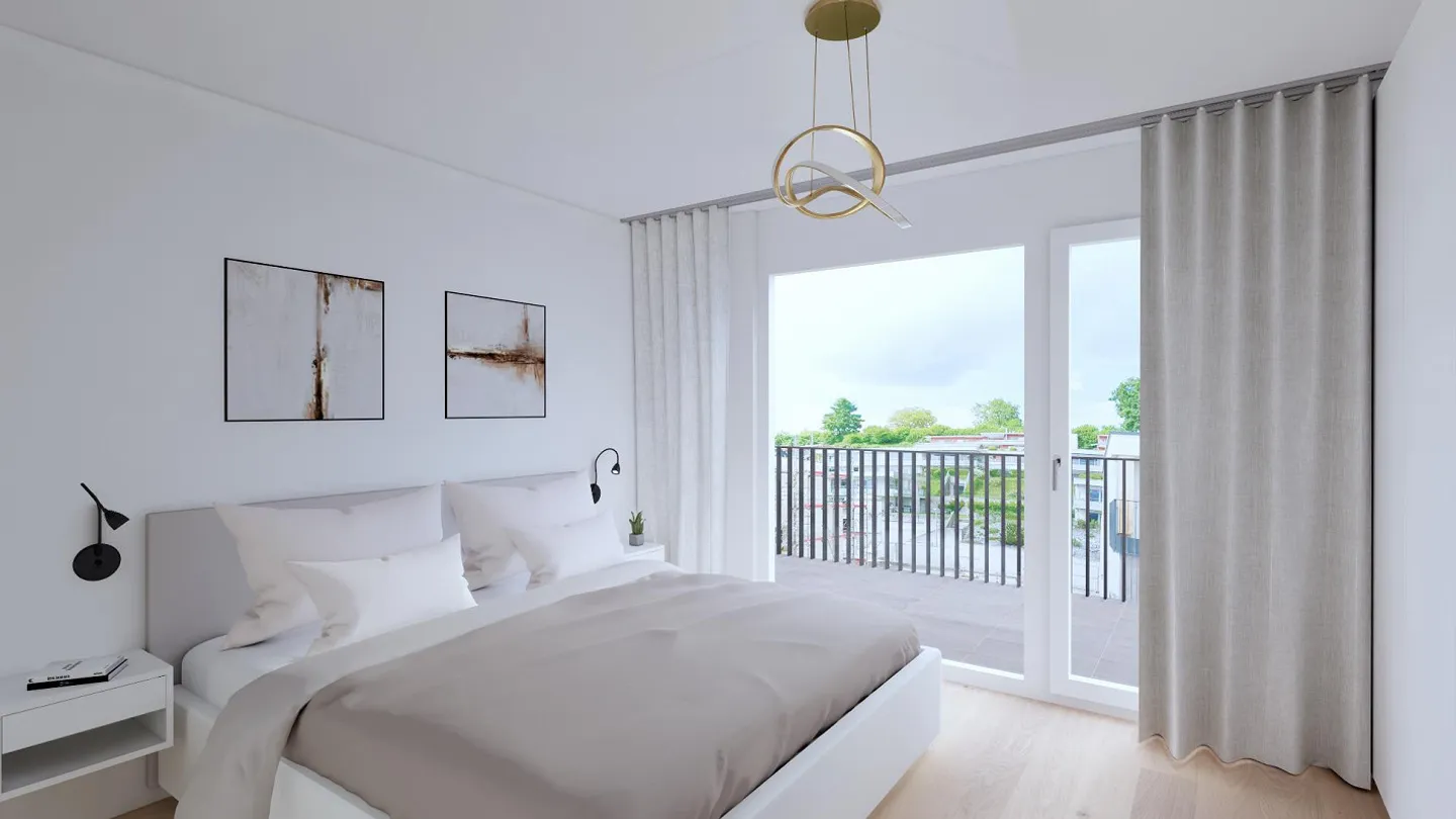First rental: Penthouse apartment with a view into the greenery - Photo 13 of 15