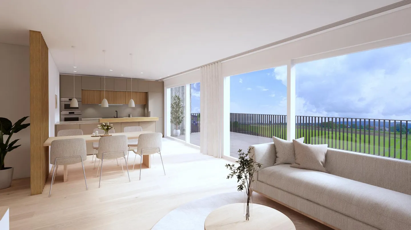 First rental: Penthouse apartment with a view into the greenery - Photo 3 of 15