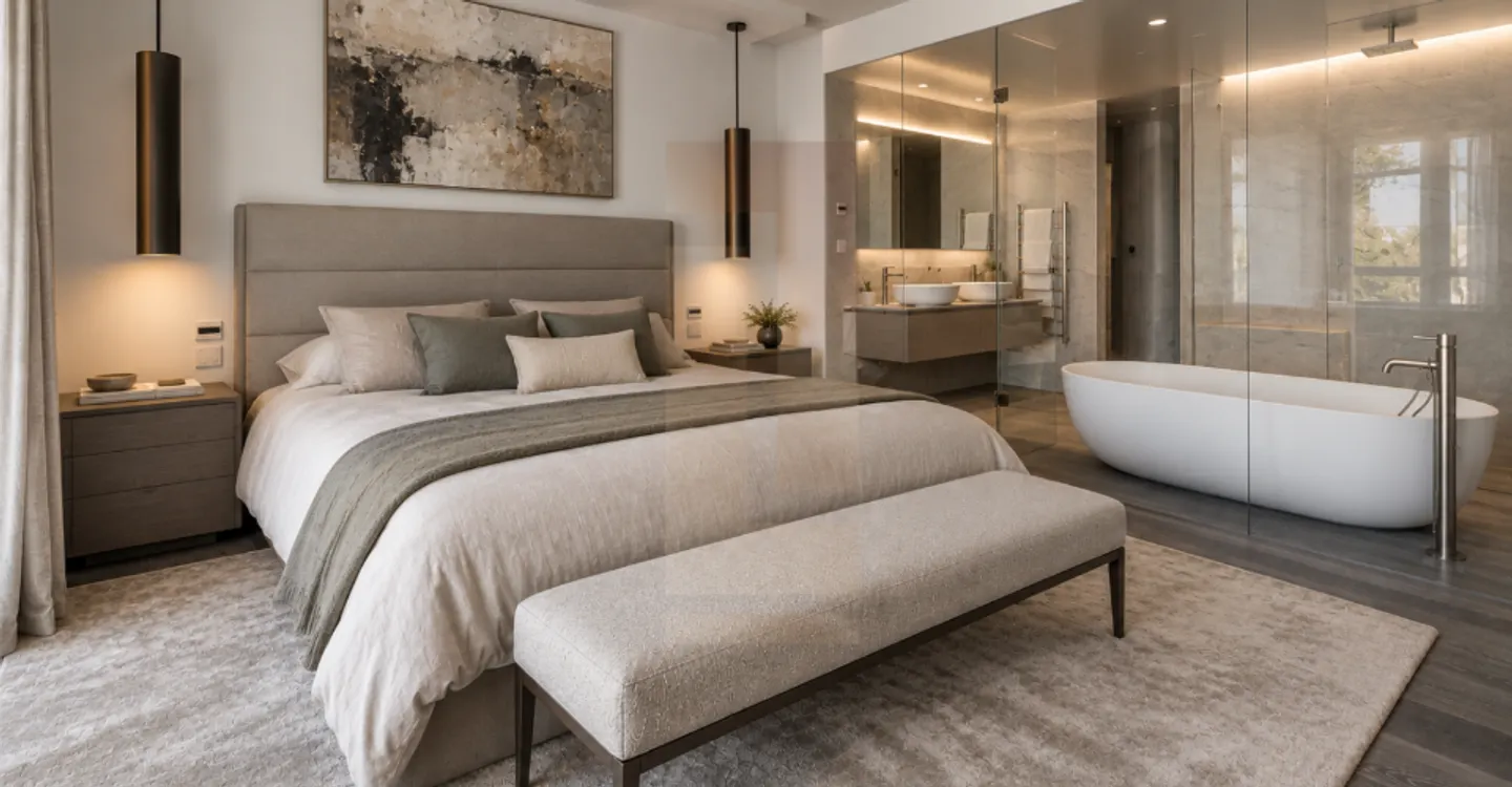Prestige-Penthouse nur wenige Schritte vom Genfersee entfernt - Foto 4 von 5