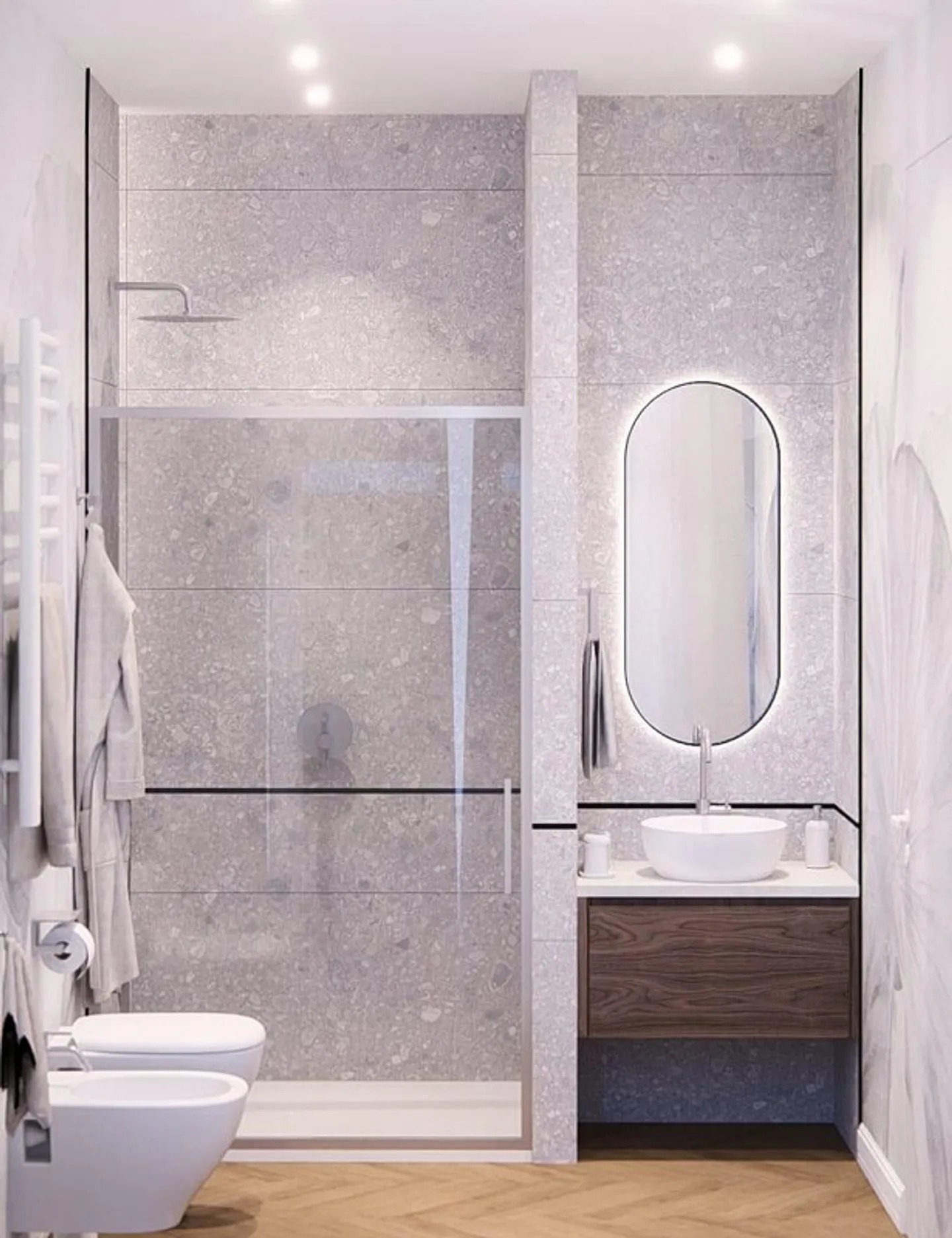 Elegant apartment with large balcony in the center for rent - Photo 11 of 13