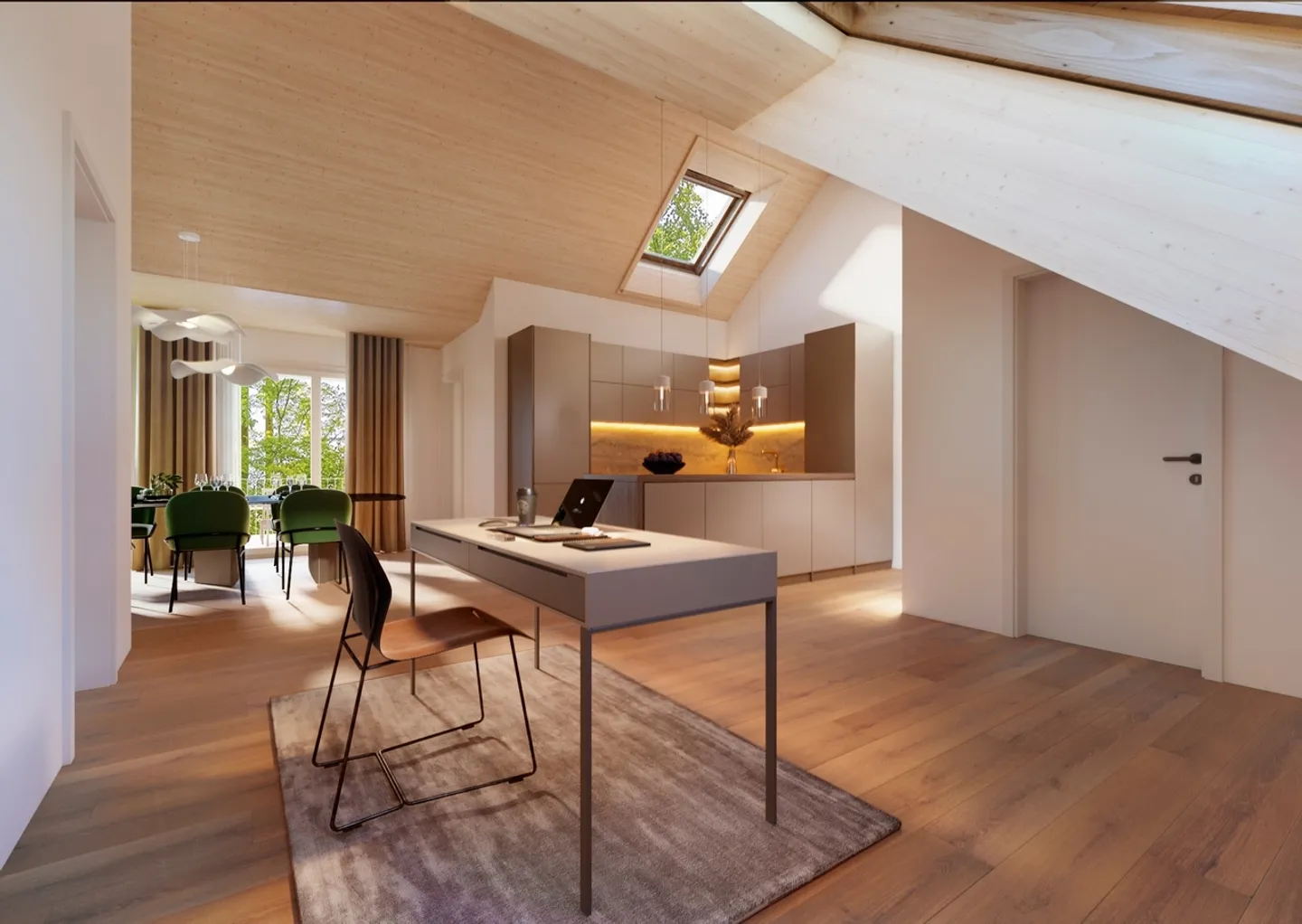 Appartement lumineux de 3,5 pièces avec balcon (DG Saal) - Photo 5 sur 6