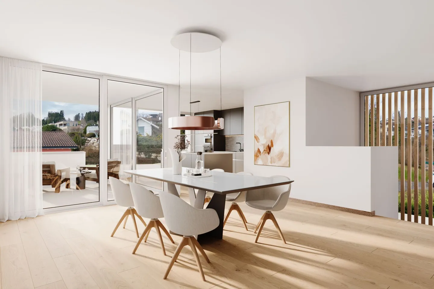 House SOL - Living with a View: 5.5 Rooms and Dreamlike Alpstein View in Zuzwil - Photo 1 of 9