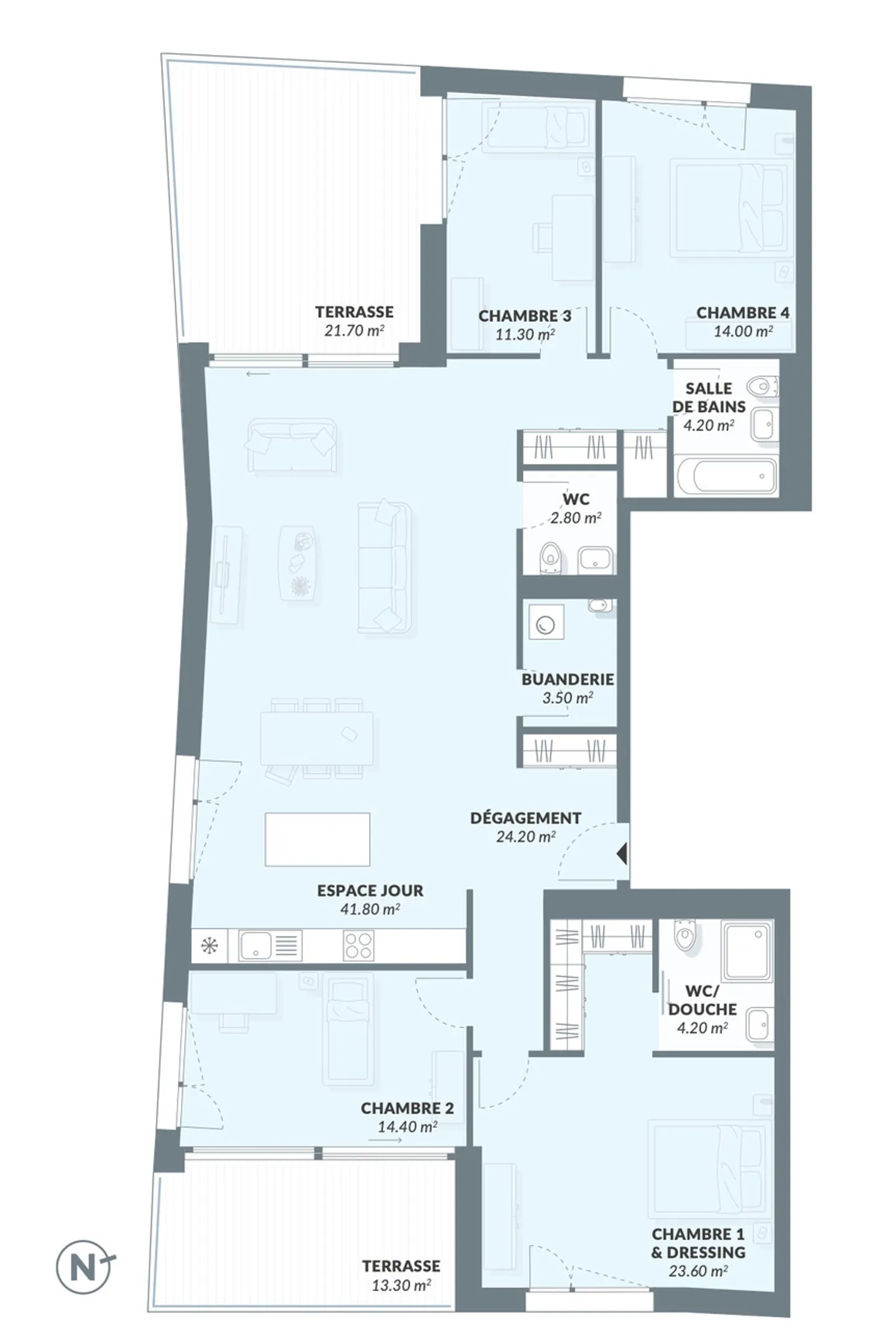 Attique avec vue sur le lac - Photo 7 sur 8