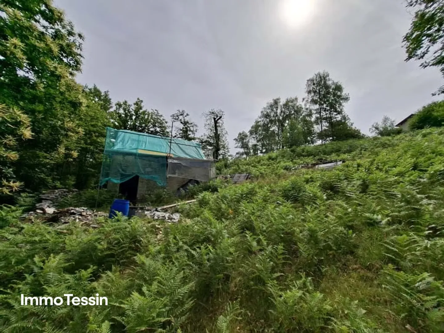 Rustico authentique dans un emplacement isolé calme avec vue dégagée sur les montagnes et 3000 m2 de terrain ainsi qu'un projet d'extension approuvé - Photo 3 sur 10