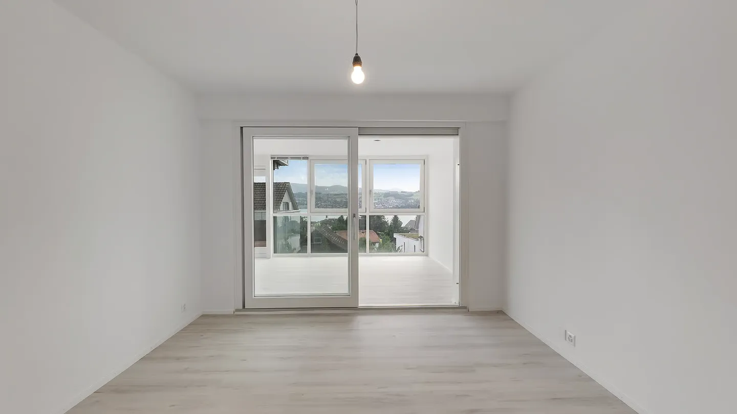 Sunny 5.5-room apartment with lake view - Photo 7 of 9