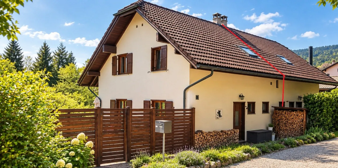 Doppelhaushälfte mit 5,5 Zimmern und 600 m² Garten - Saint-George - Foto 1 von 2