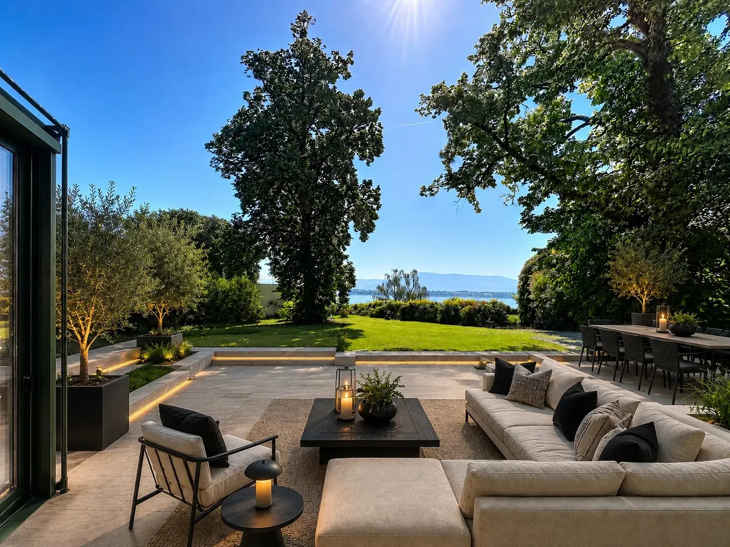 Zeitgenössische Villa mit Seeblick - Foto 2 von 10