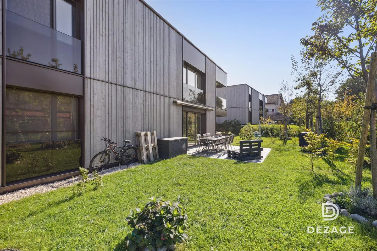 Die Ruhe einer neuen Minergie-Wohnung mit Garten, nur wenige Schritte vom Zentrum entfernt - Foto 6 von 13