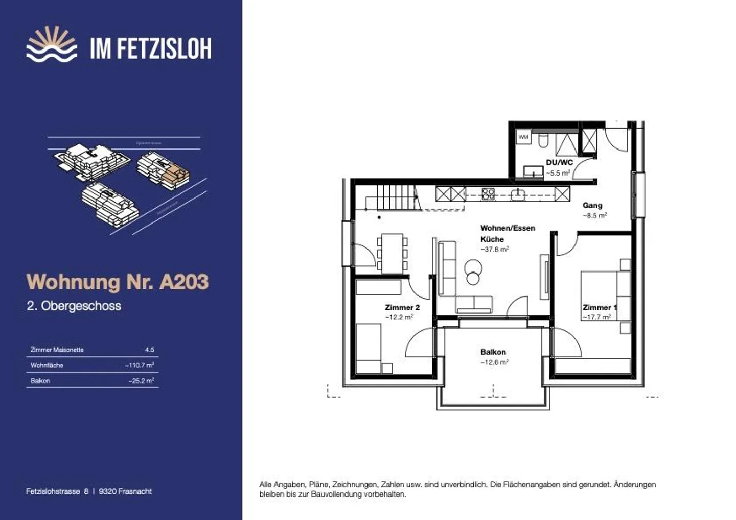 Charmante neue 4.5 Zimmerwohnung - Foto 6 von 8