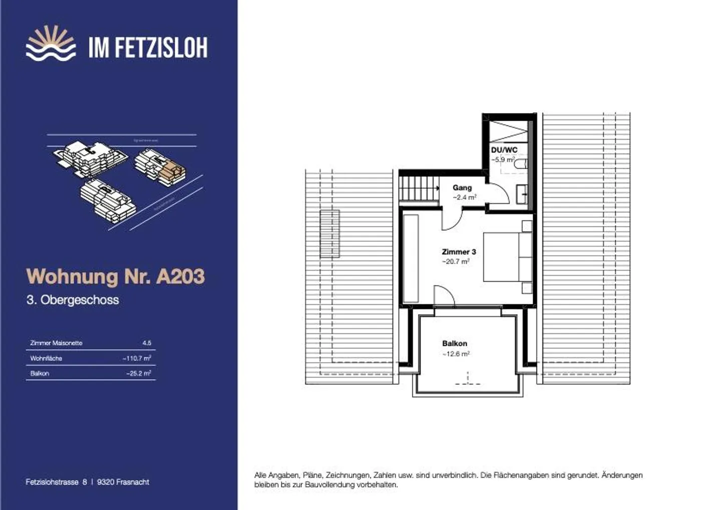 Charmante neue 4.5 Zimmerwohnung - Foto 7 von 8