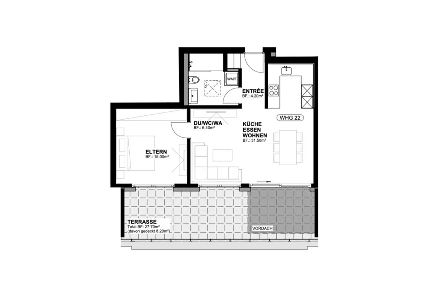 Appartamento attico moderno con terrazza accogliente - Foto 3 di 4