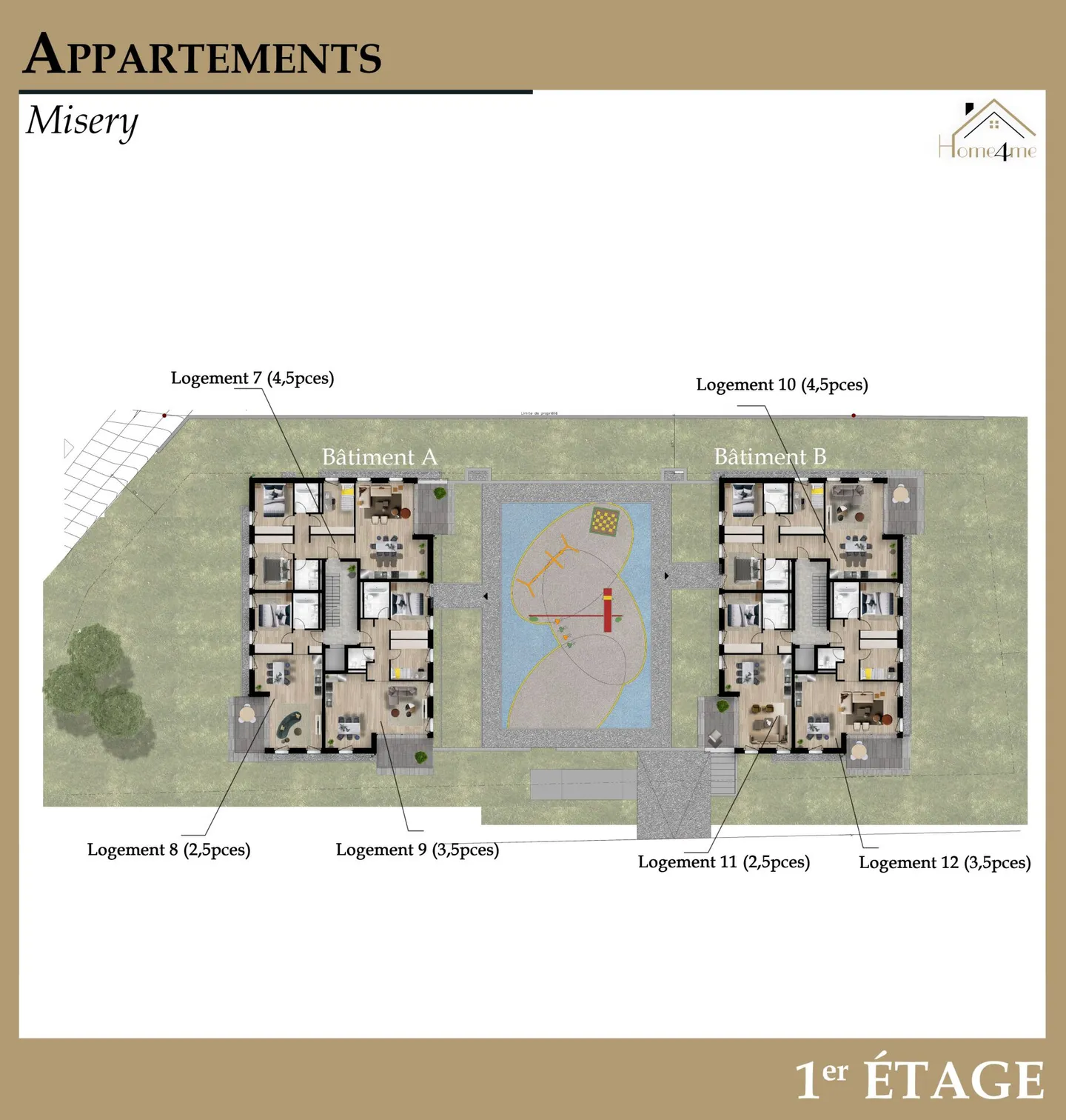 Elegante Wohnung in Misery - Foto 11 von 15