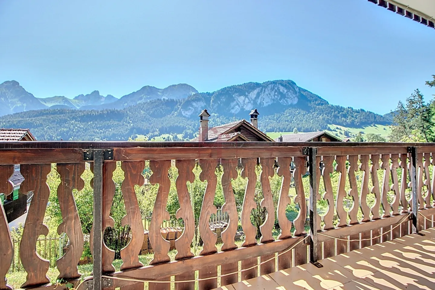 Château-d'Oex - Schönes 2-Zimmer-Apartment zum Verkauf in La Frasse. - Foto 8 von 9