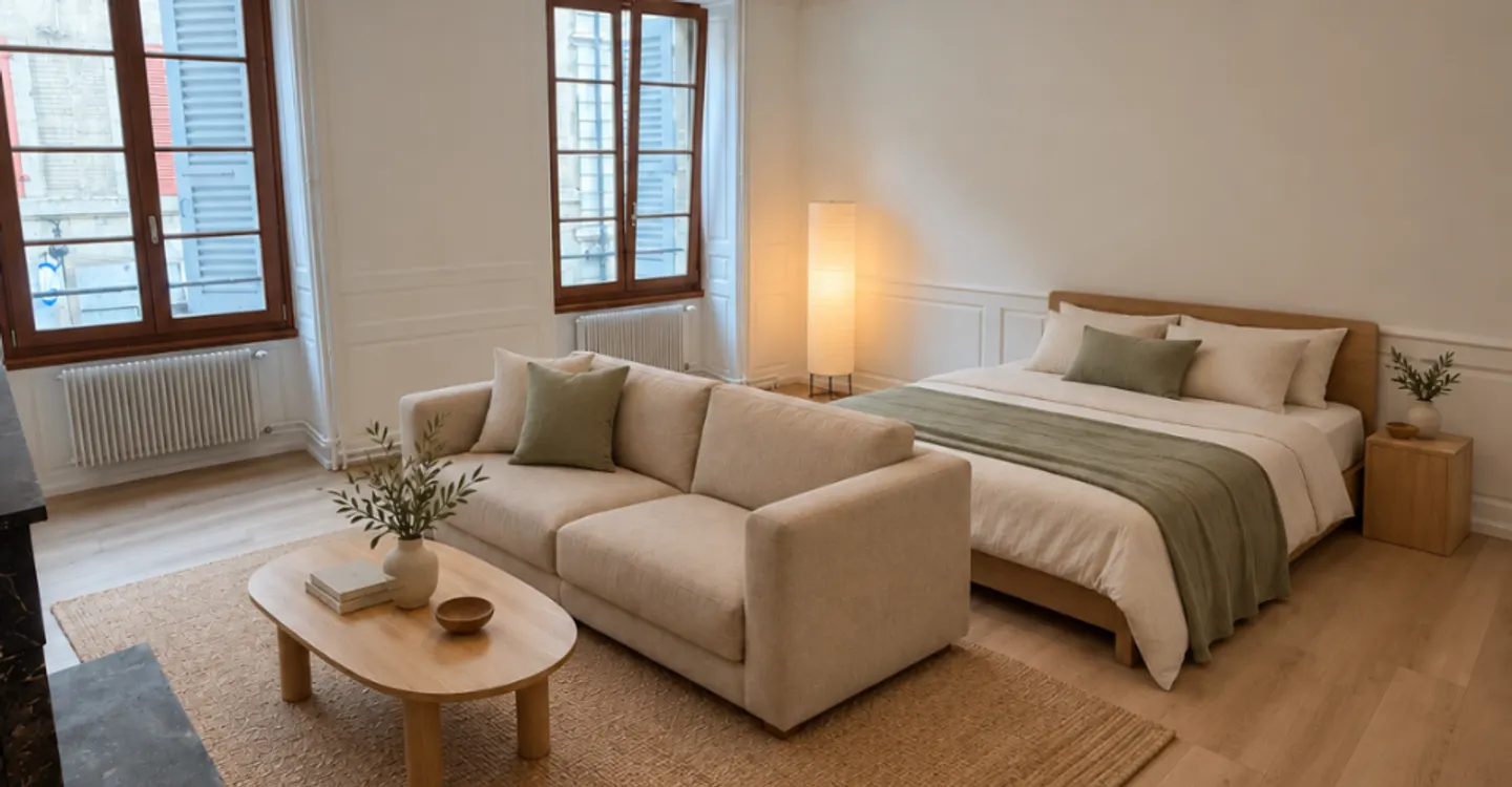 Studio Élégant à Nyon - Photo 2 sur 4