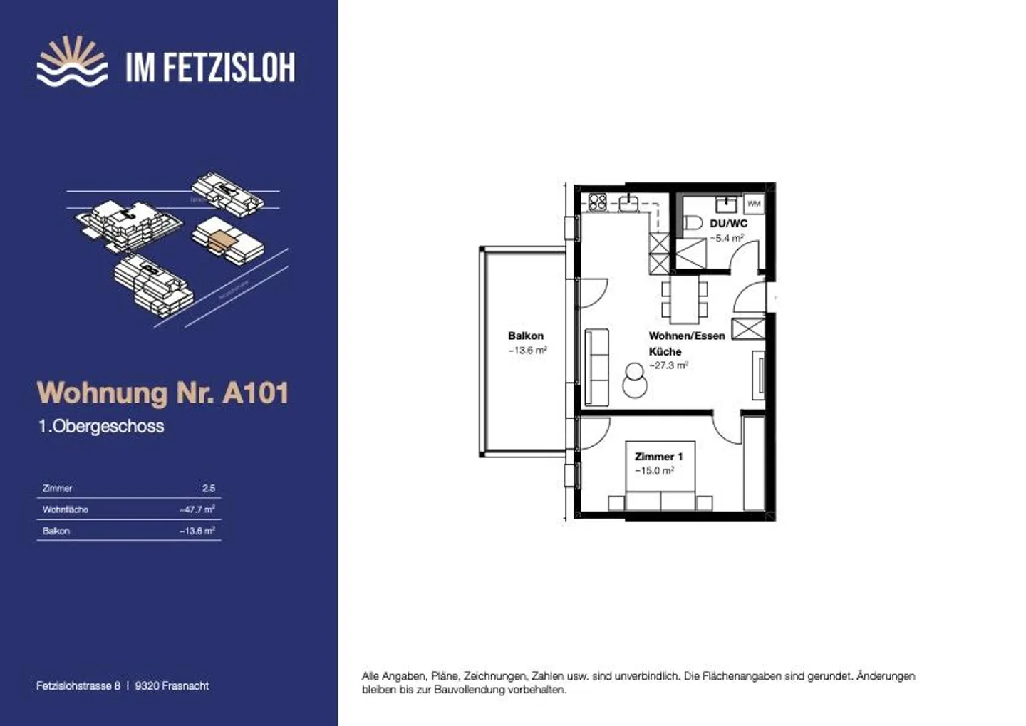 Charming 2.5 Room New Apartment - Photo 6 of 7