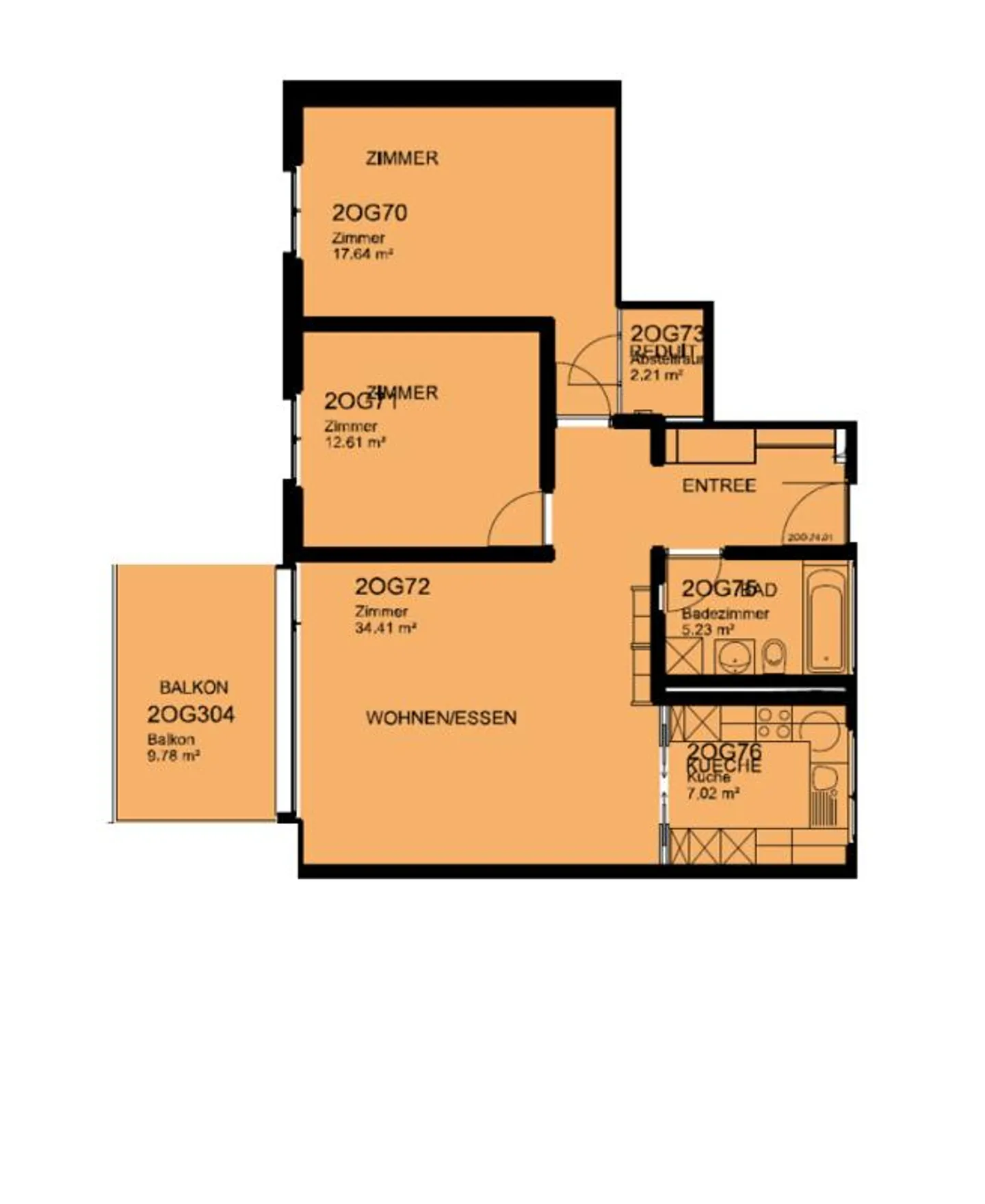 Appartement 3.5 pièces attrayant et bien entretenu dans un emplacement central - Photo 8 sur 8