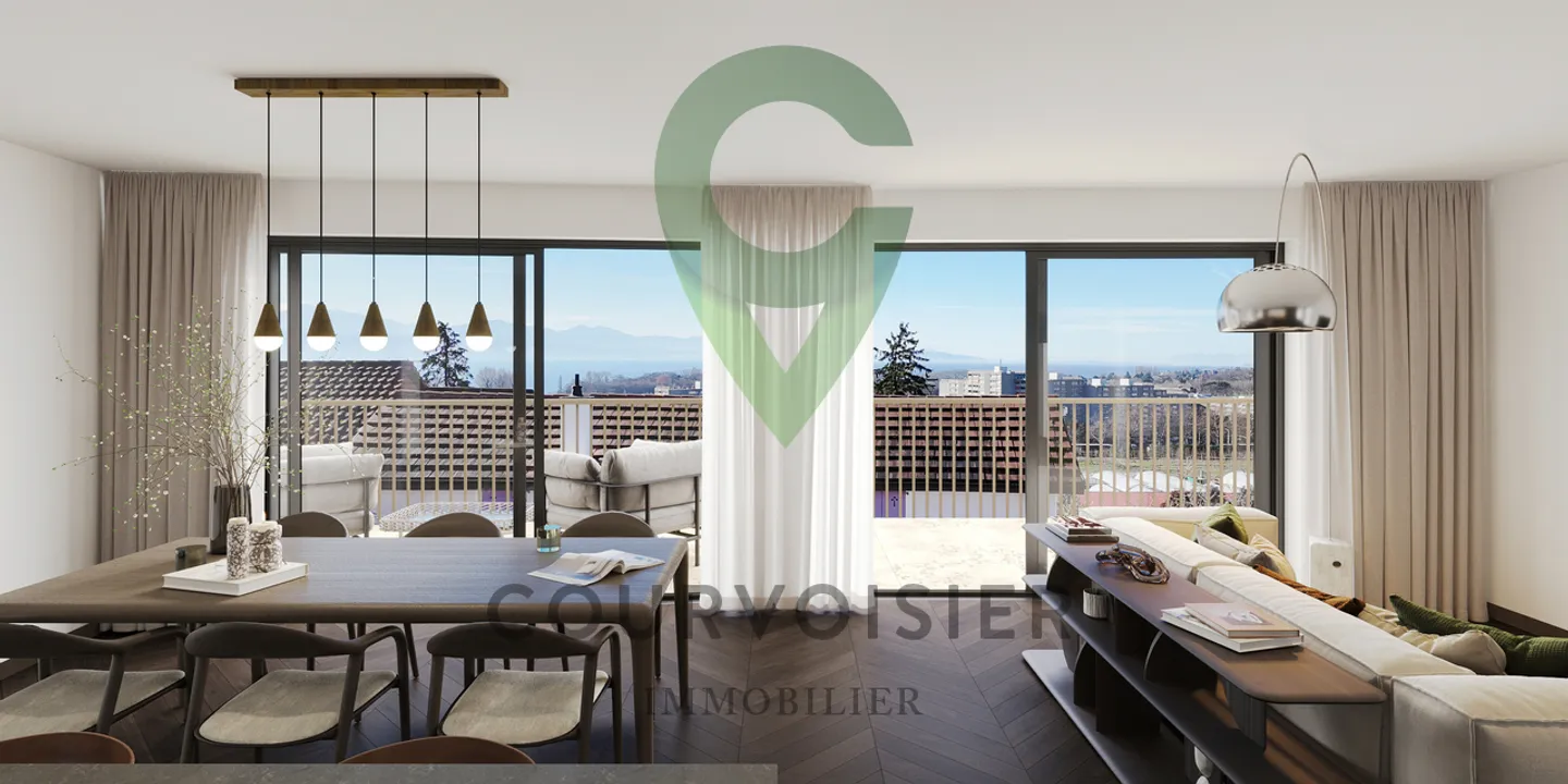 5,5 unità di prestigio con vista idealmente situate alle porte di Losanna - Foto 1 di 7