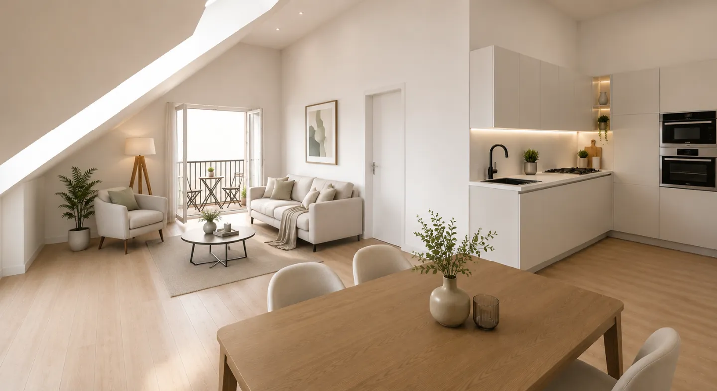 Charmant Appartement en Attique - Photo 1 sur 1