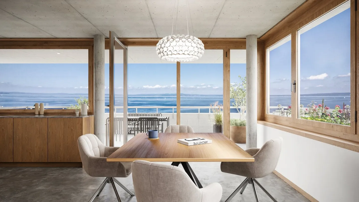 Résidence exclusive de 4,5 pièces avec VUE SUR LE LAC au-dessus du lac de Constance - Photo 3 sur 6