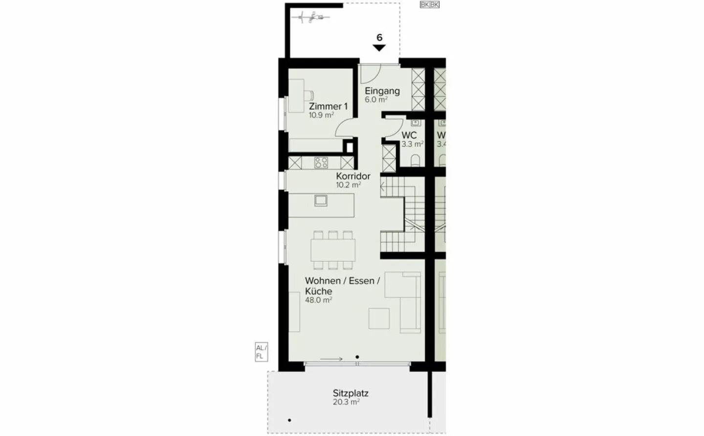 Nouvelle construction | 255 m² | Maison individuelle 5.5 pièces "Rosenberg" | Première occupation - Photo 10 sur 13