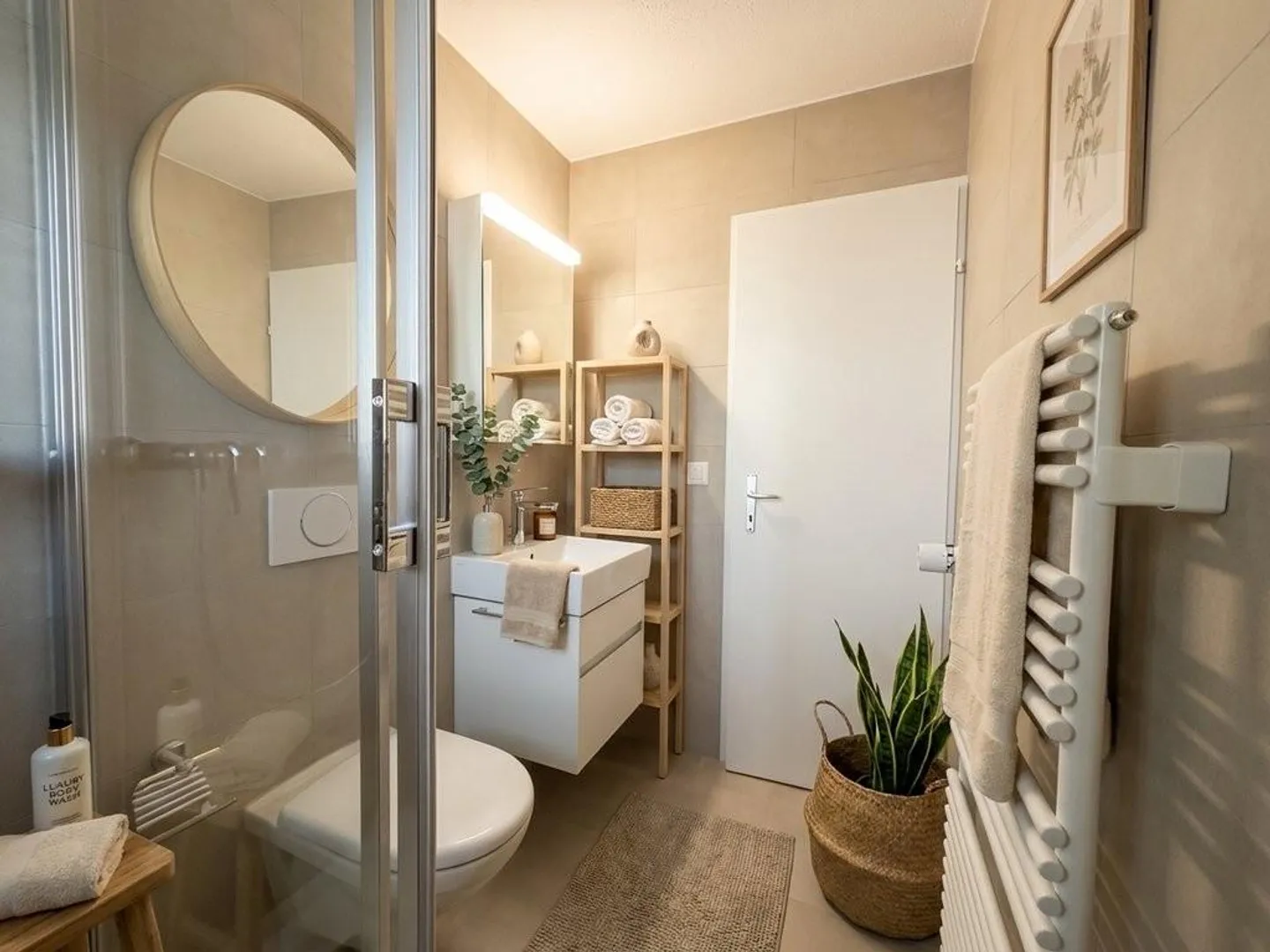 Modern 3.5-room ground floor apartment with garden seating area in Münsingen - Photo 6 of 7
