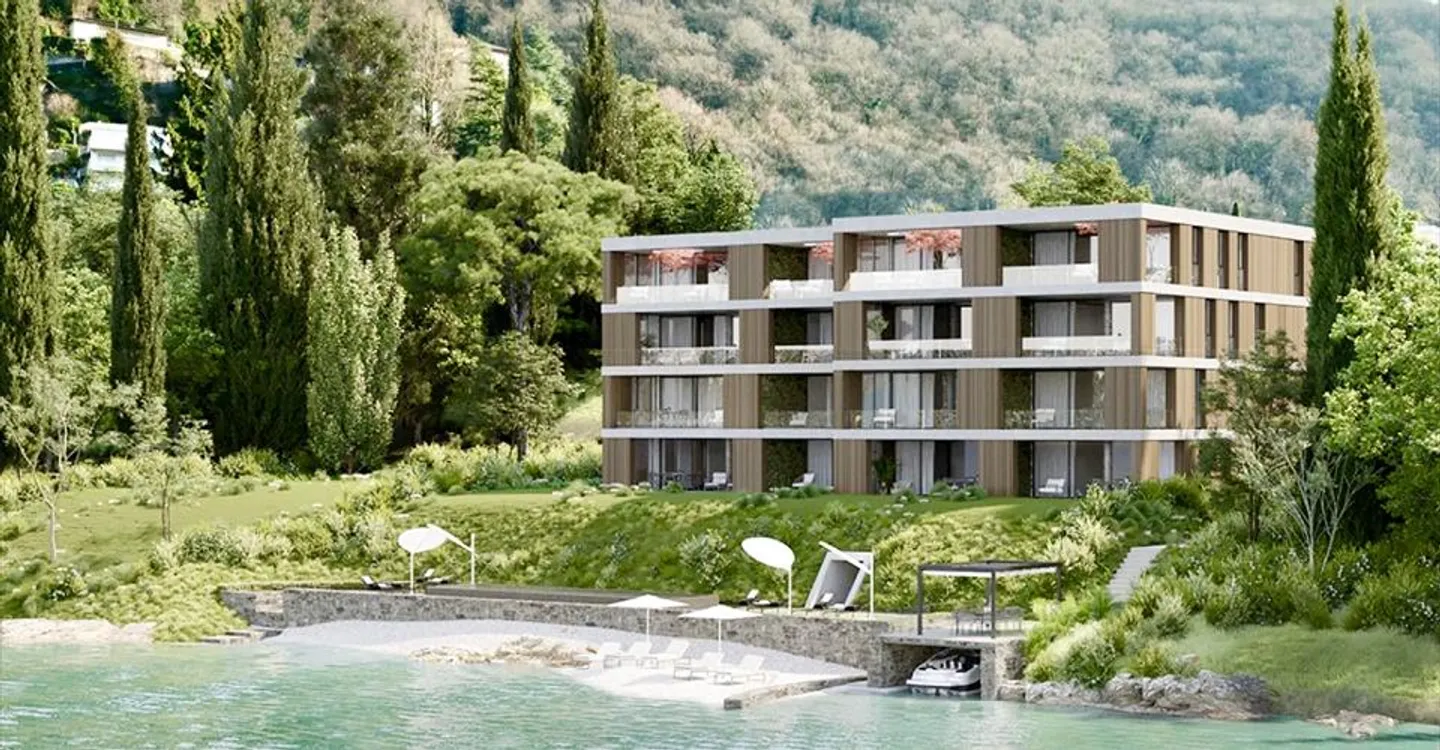 Neues prestigeträchtiges Gebäude direkt am Luganersee - Foto 1 von 11