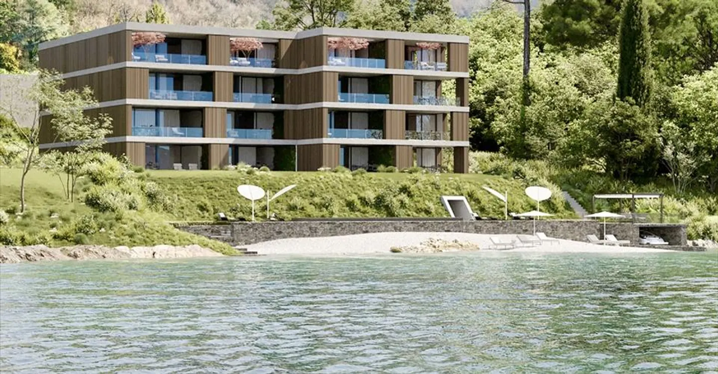 Neues prestigeträchtiges Gebäude direkt am Luganersee - Foto 2 von 11
