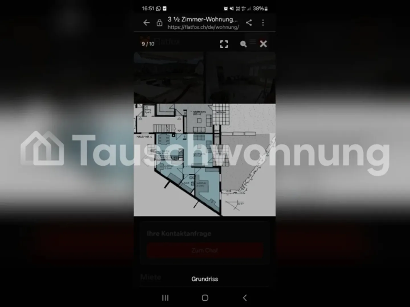 « 3.5 Zimmer Wohnung mit grosser Terrasse» - Foto 4 von 4