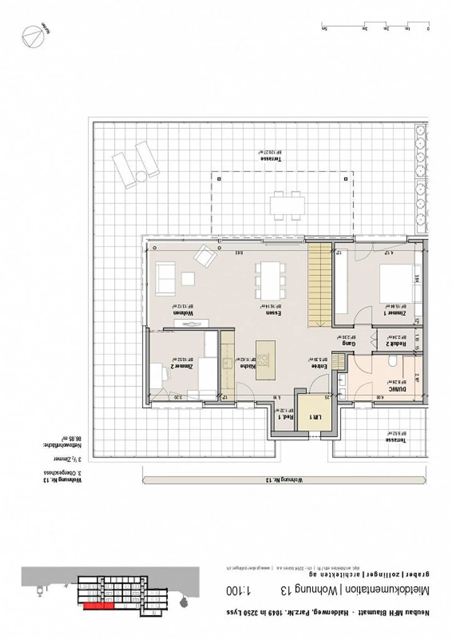 Appartamento attico 3.5 locali con grande terrazza - Foto 13 di 13