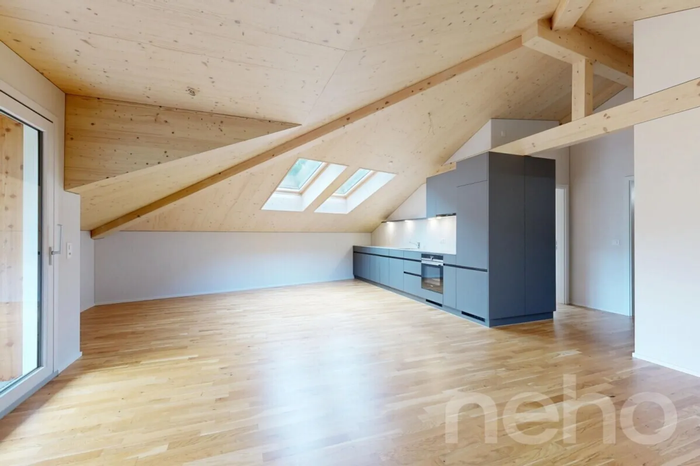 2.5-room penthouse apartment with a wide view in Spiringen - Photo 1 of 12