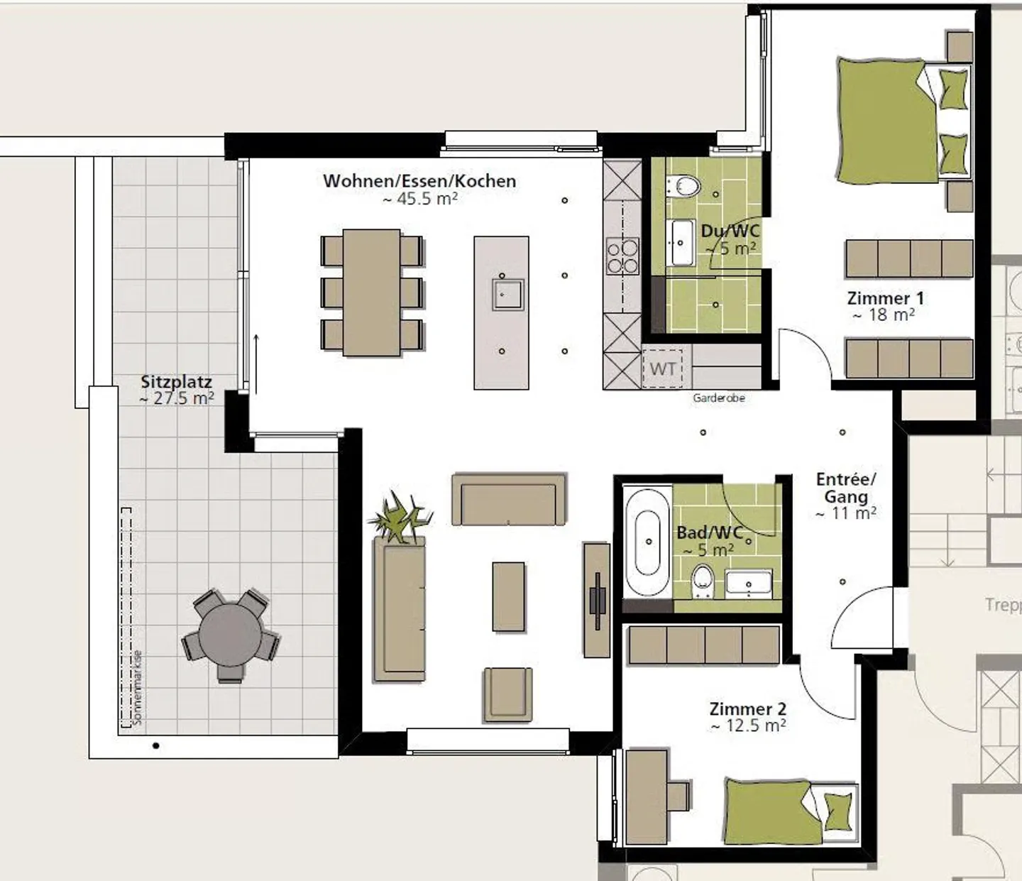 A Pearl with Lake View – Stylish 3½-Room Apartment - Photo 10 of 11