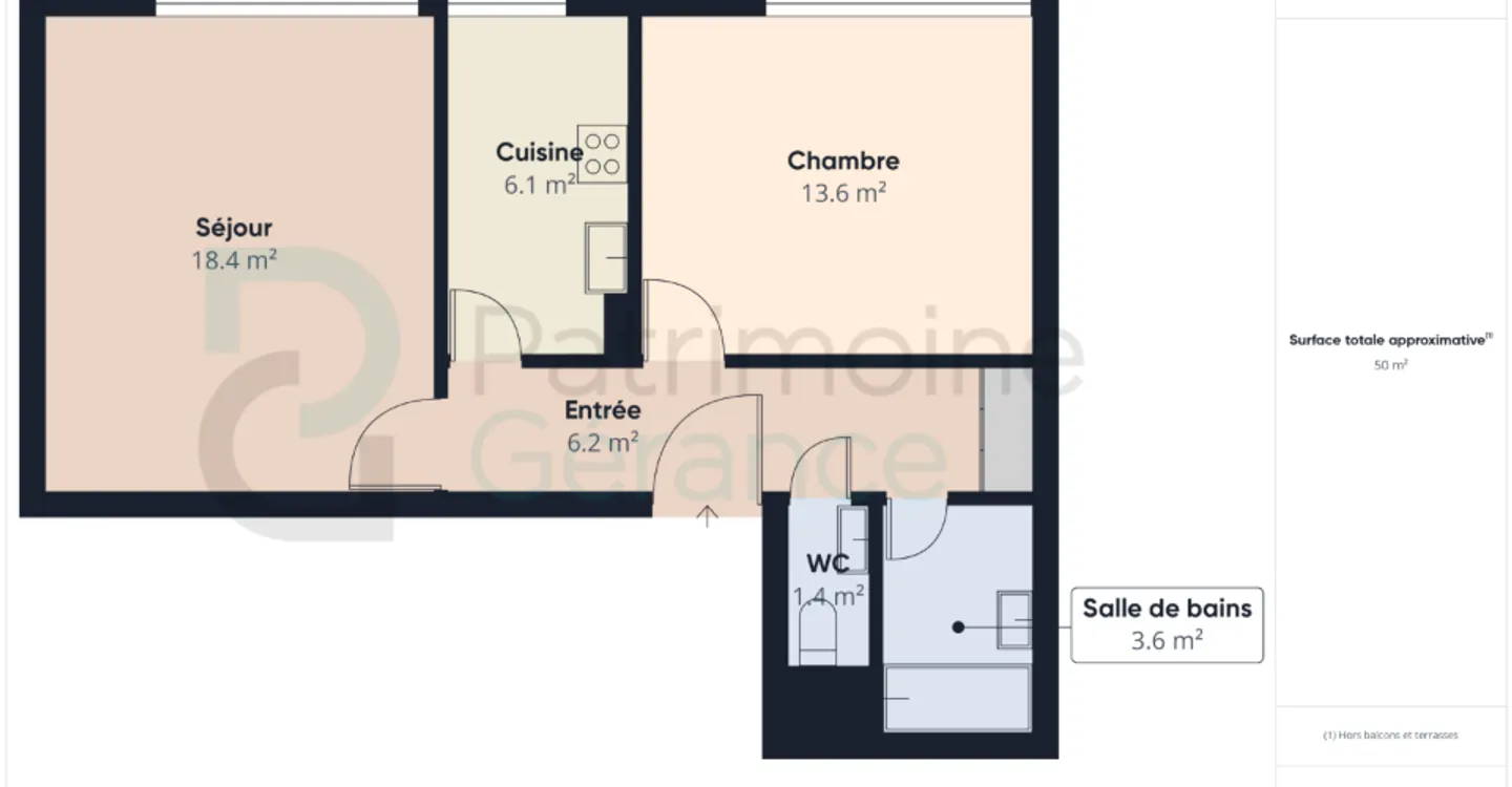 APPARTEMENT DE 2.5 PIÈCES RÉNOVÉ À LA CHAUX-DE-FONDS - À VISITER ! - Photo 6 sur 6