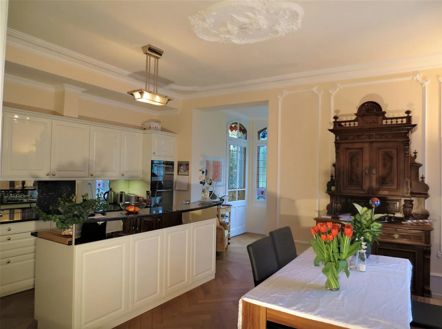 Kirchenfeld, appartement stylé de 4,5 pièces avec part de jardin - Photo 2 sur 15