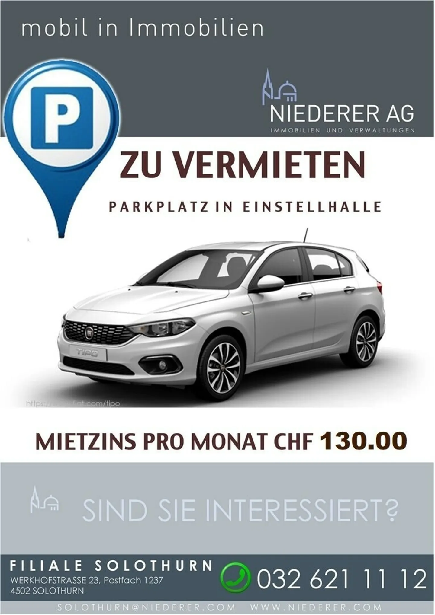 Überdachter Parkplatz mieten - Foto 1 von 2