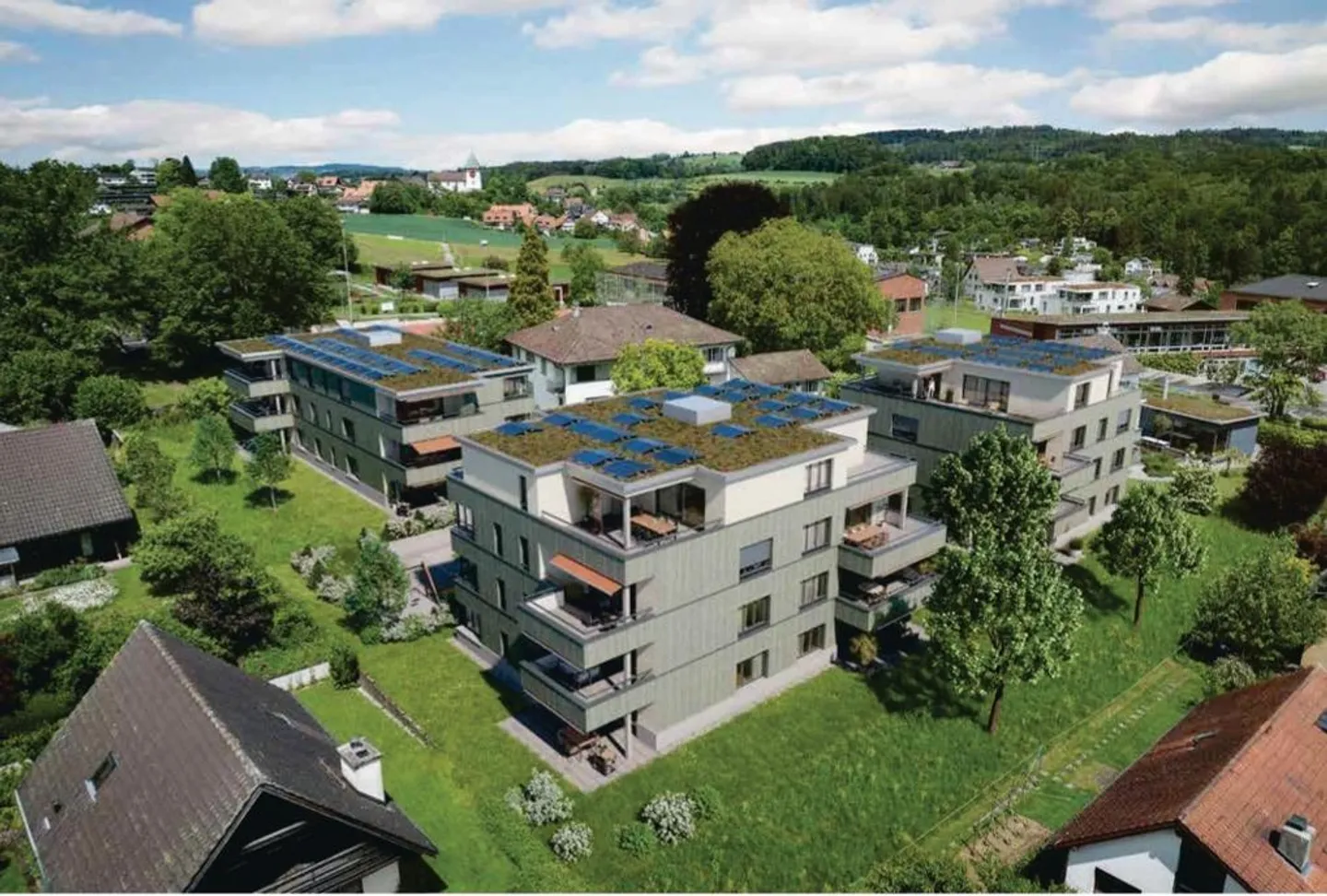 Nouveau bâtiment première occupation - appartement moderne de 3,5 pièces avec espace jardin - Photo 1 sur 8
