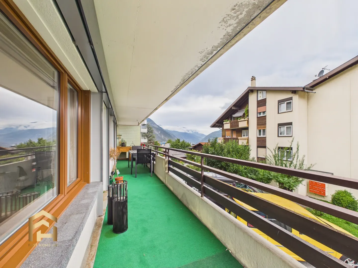 Ampio appartamento di 4,5 stanze con 2 balconi nella migliore posizione a Ried-Brig - Foto 12 di 13