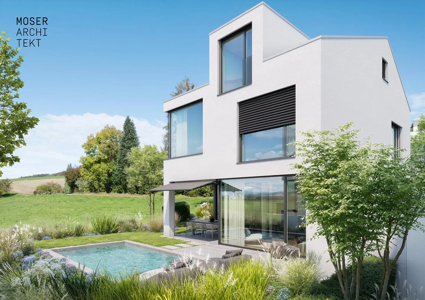 Moderne freistehende Familiehaus - Foto 6 von 9