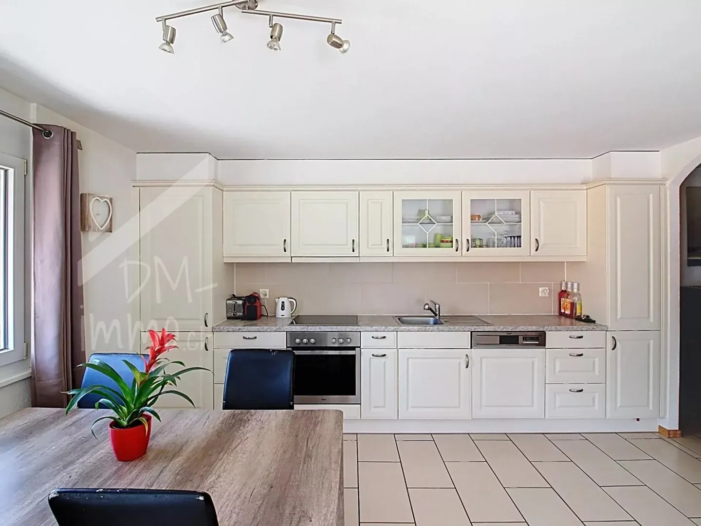 Schöne 3,5-Zimmer-Wohnung, große Terrasse, Zentrum von Fully - Foto 4 von 7