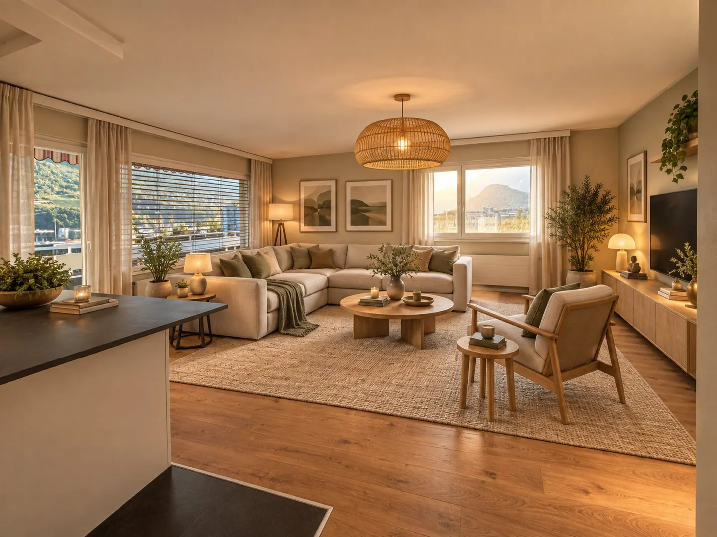 Appartement rénové avec vue montagne - Photo 10 sur 12
