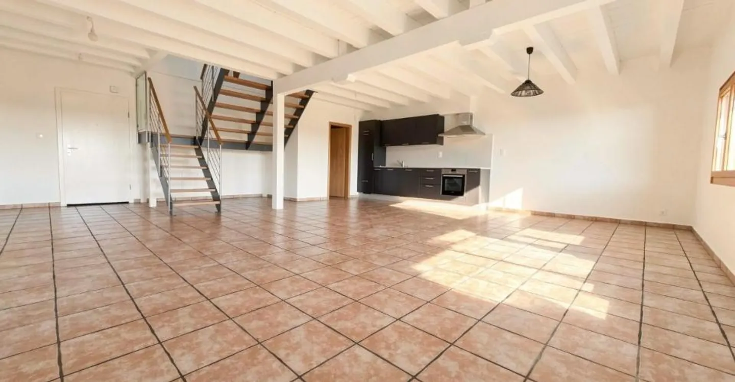 Heller Duplex von 126 m² mit Gemeinschaftsgarten in einer grünen Umgebung in Vuissens - Foto 2 von 8