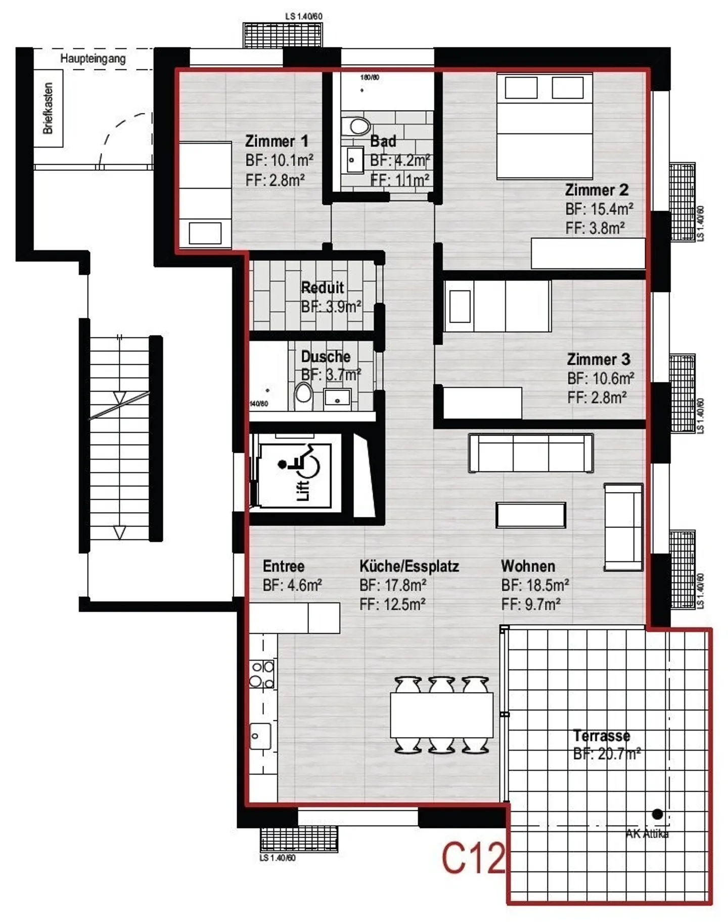 Appartement 4.5 pièces de 94 m² dans le beau Seeland - Photo 12 sur 12