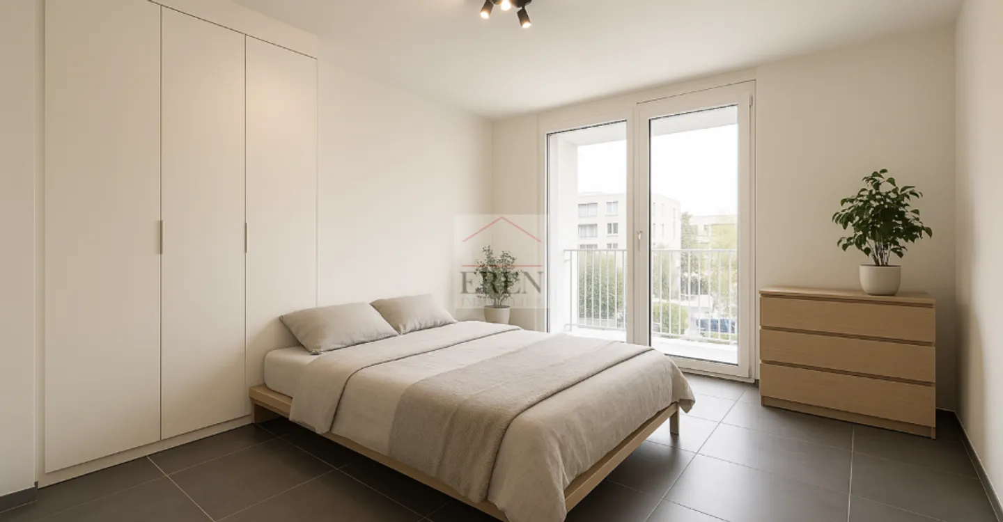 3,5-Zimmer-Wohnung mit großer Südostterrasse im 3. und vorletzten Stock in Grône - Foto 5 von 12