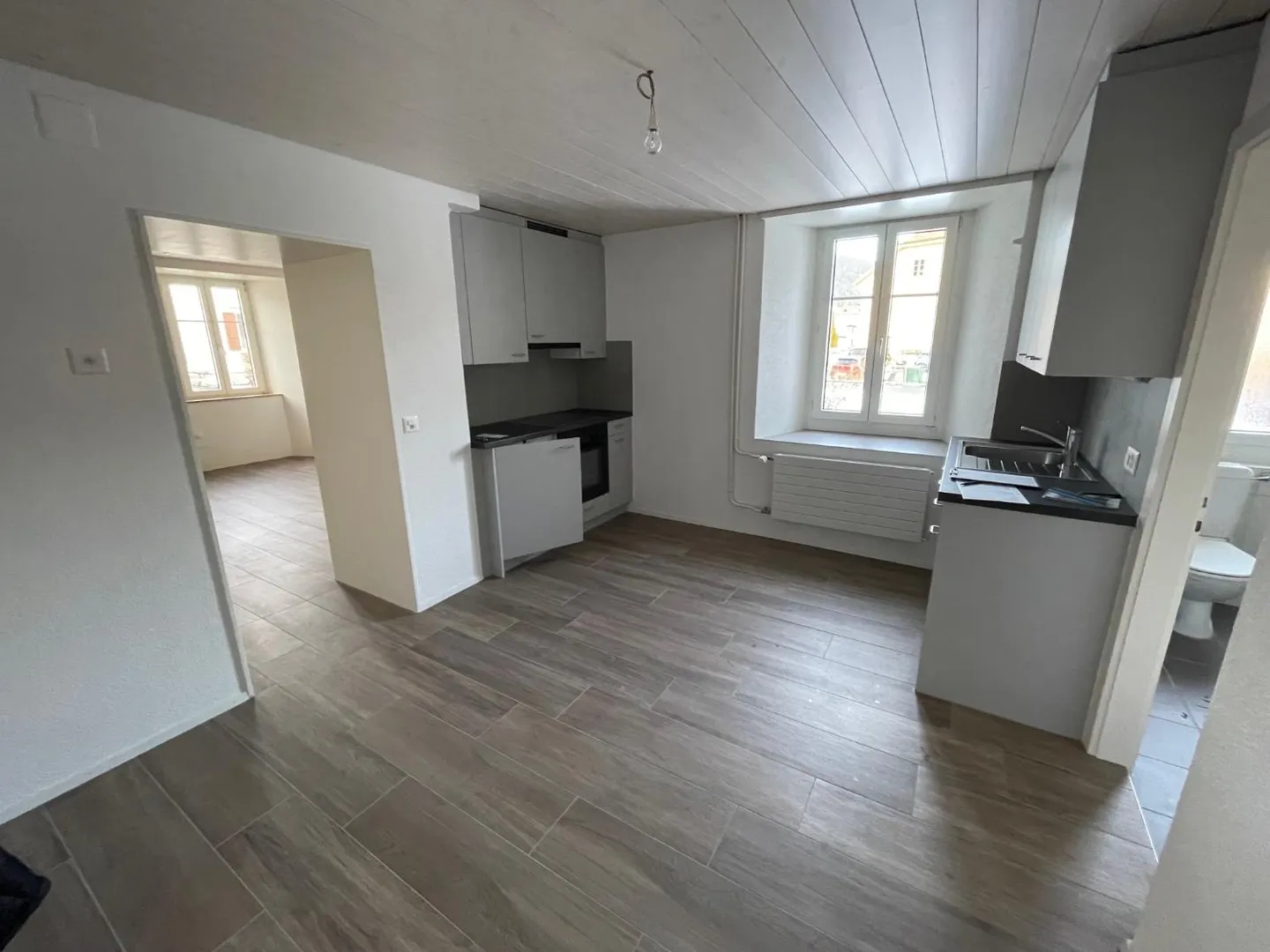 In affitto - appartamento di 2,5 locali con cucina attrezzata - Grand-Rue 42, Courtel - Foto 1 di 7