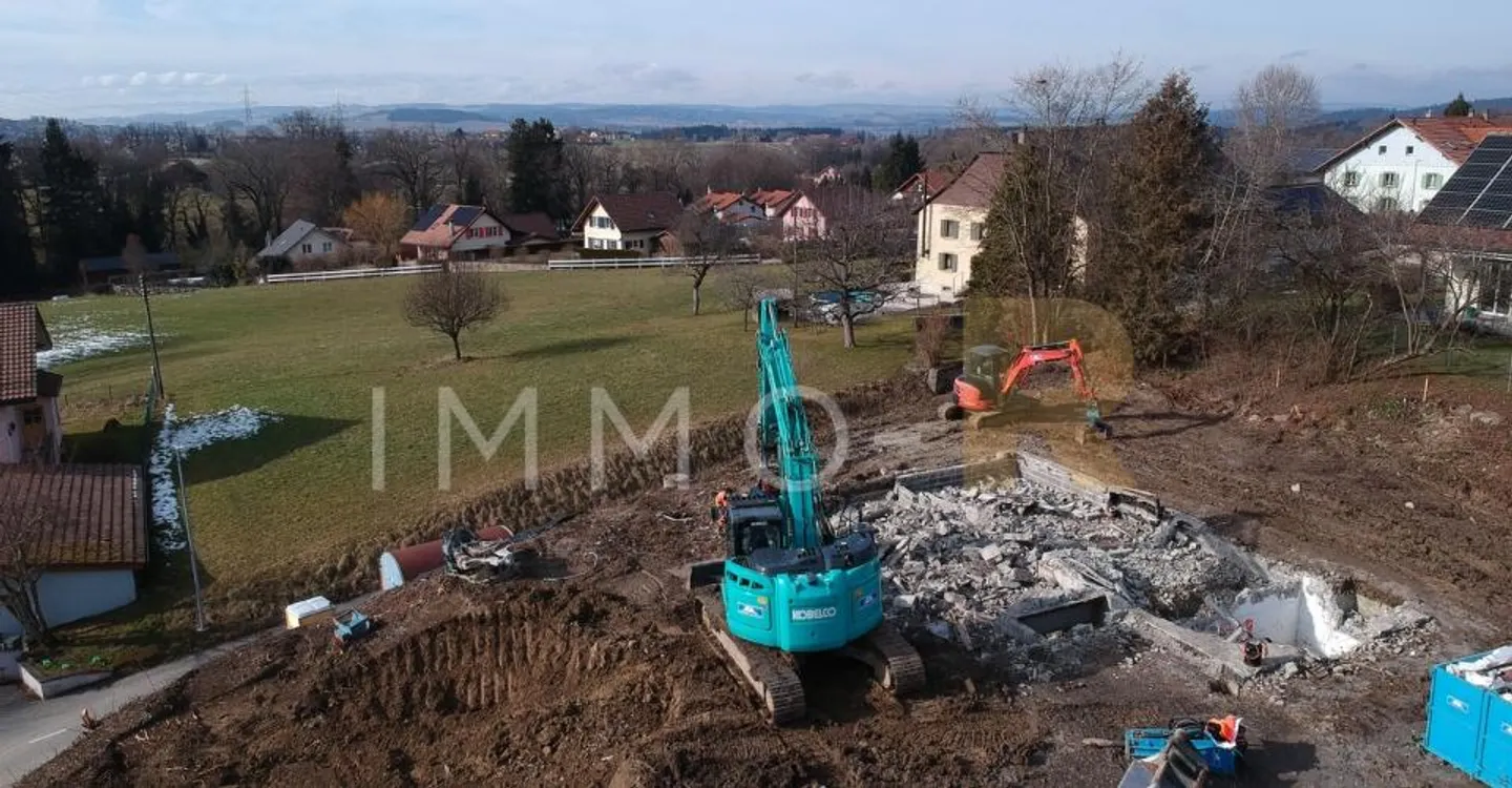 2,5 Zimmer neu mit Garten, nahe Bahnhof, Bus, Attalens, Châtel-St-Denis - Foto 5 von 6